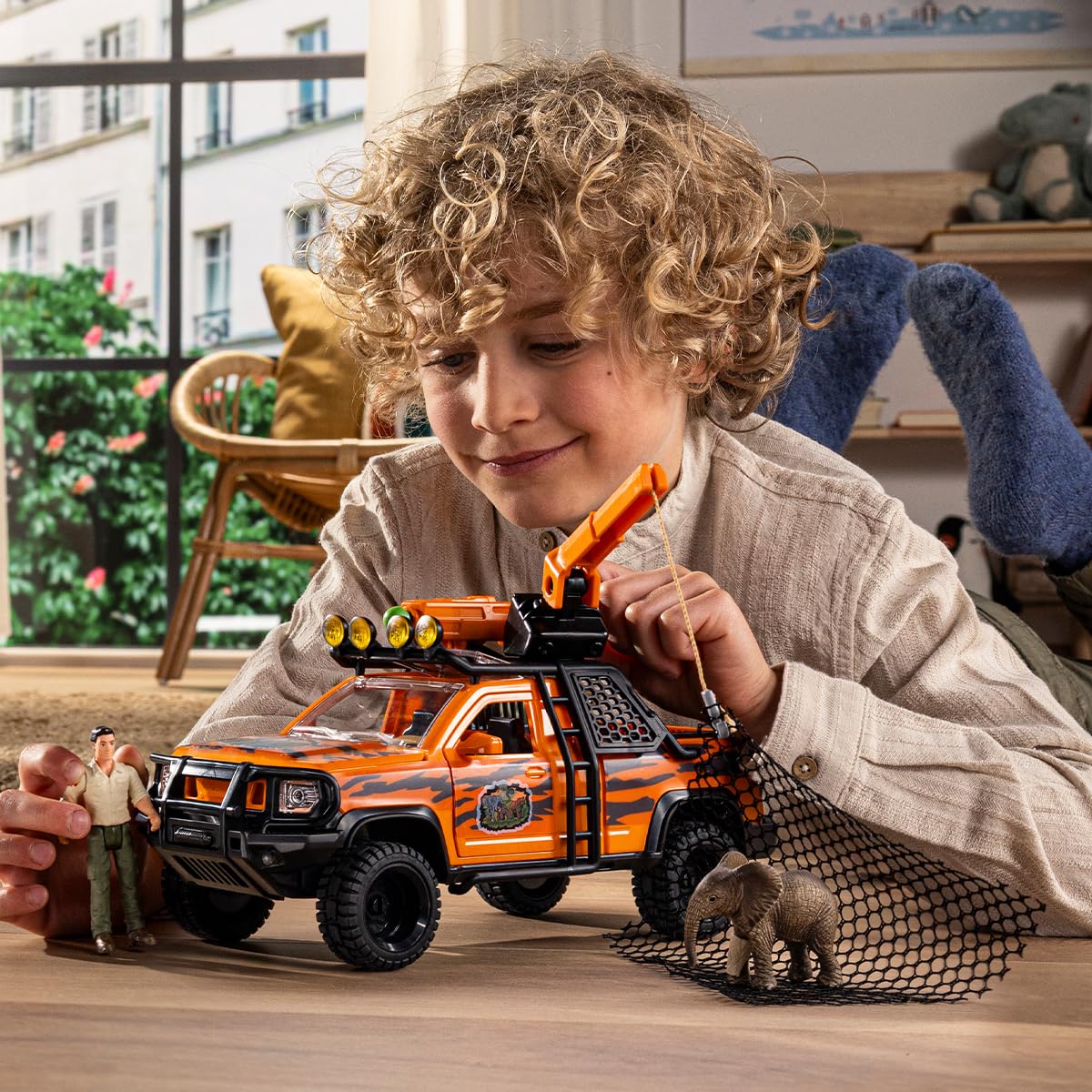シュライヒ　サファリ Amazon.com: Schleich Wild Life - Animal Rescue Toy Playset with